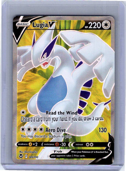 Pokemon Single Lugia V (Full Art) Silver Tempest Ultra Rare 185/195
