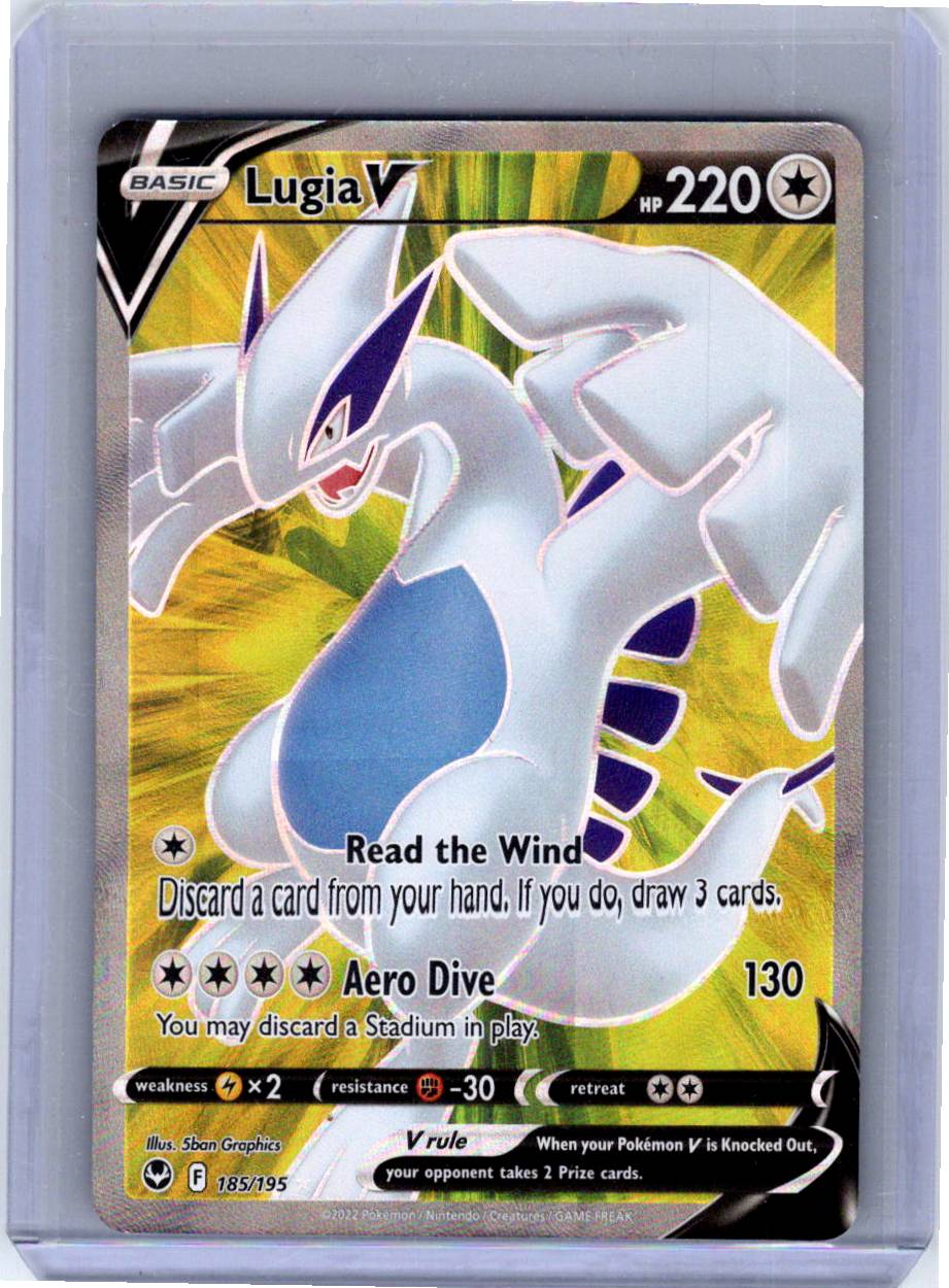 Pokemon Single Lugia V (Full Art) Silver Tempest Ultra Rare 185/195