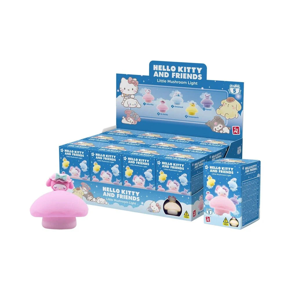 Hello Kitty & Friends Night Light Little Mushroom assorted surprise figure 6,6cm