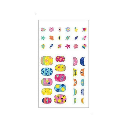 Avenir Nail stickers Glitter flower