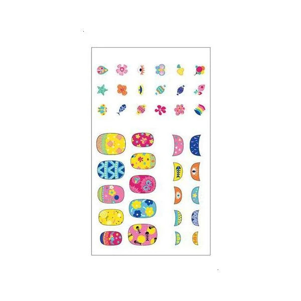 Avenir Nail stickers Glitter flower