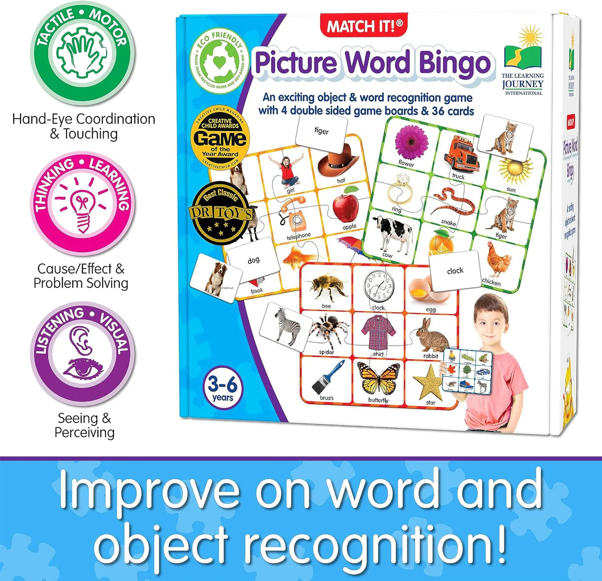 The Learning Journey- Match it - Bingo/Picture Word