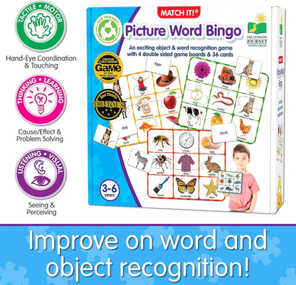 The Learning Journey- Match it - Bingo/Picture Word