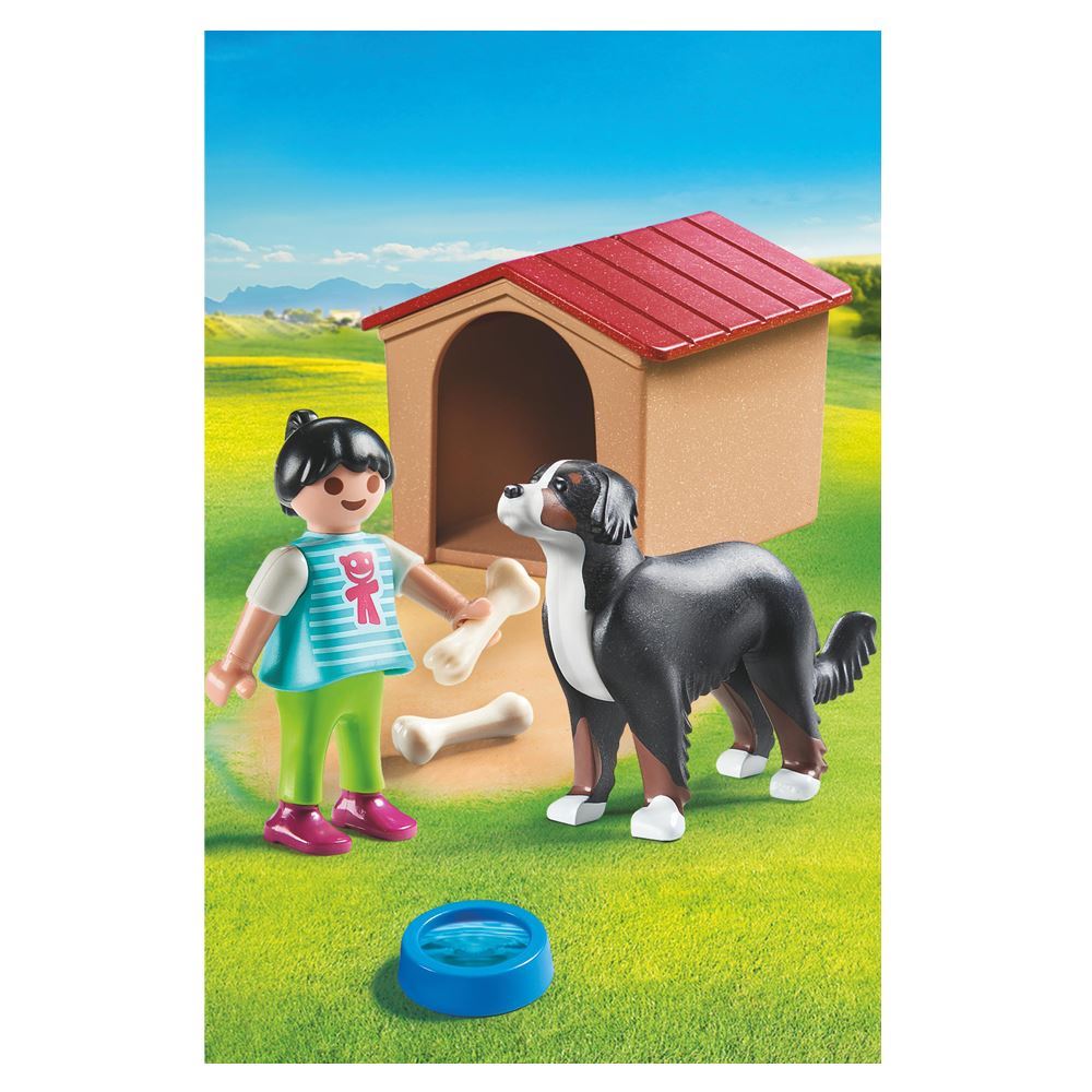 Playmobil Dog with Doghouse