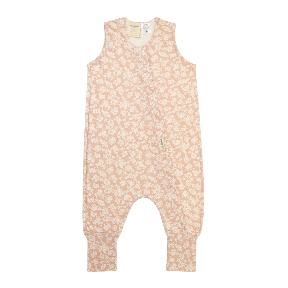 Woolbabe 3-Seasons Sleeping Suit - Peach Manuka 1-4 years