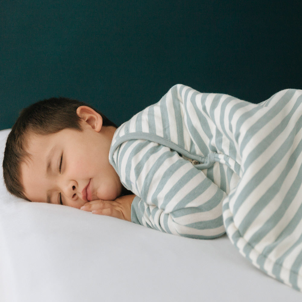 Woolbabe Duvet Front Zip Merino/Organic Cotton Sleeping Bag - Tide 3-24 months