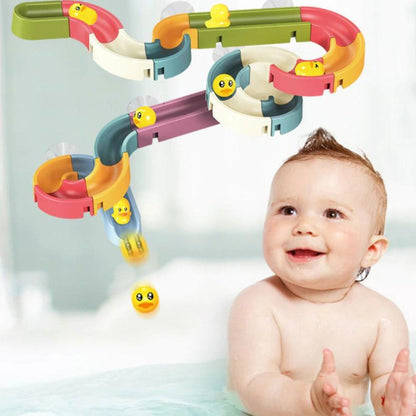 Water Balls Tracks Marble Run Set Bath Toys