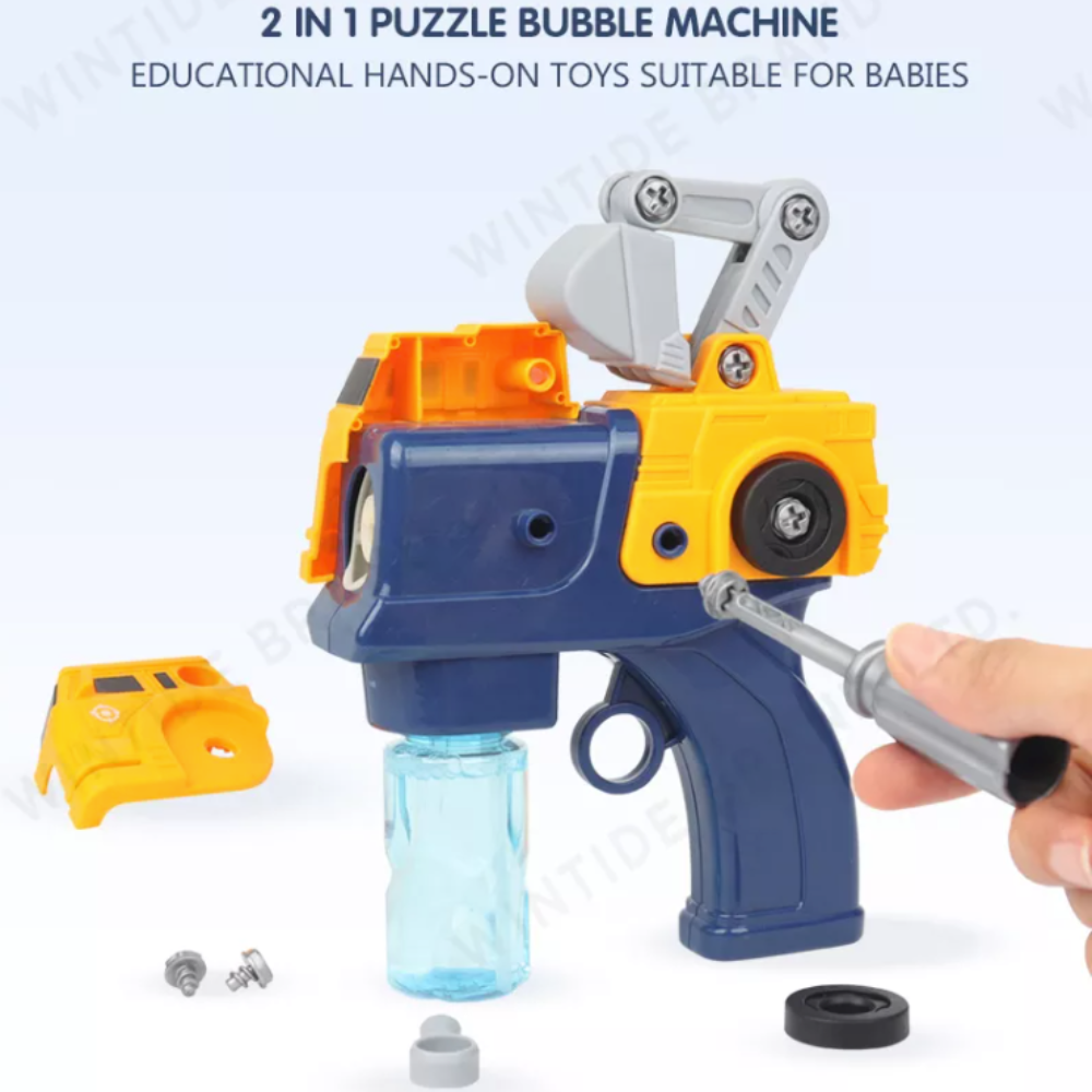 Bubble Gun Bubble Machine Outdoor Toy