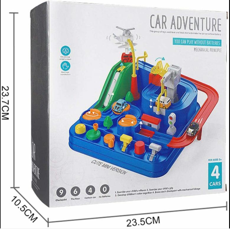 Car Adventure Toys Rail Race Tracks Game Education Toy