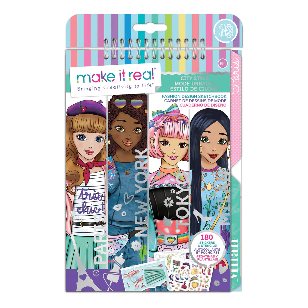 Make It Real - FASHION DESIGN SKETCHBOOK: CITY STYLE