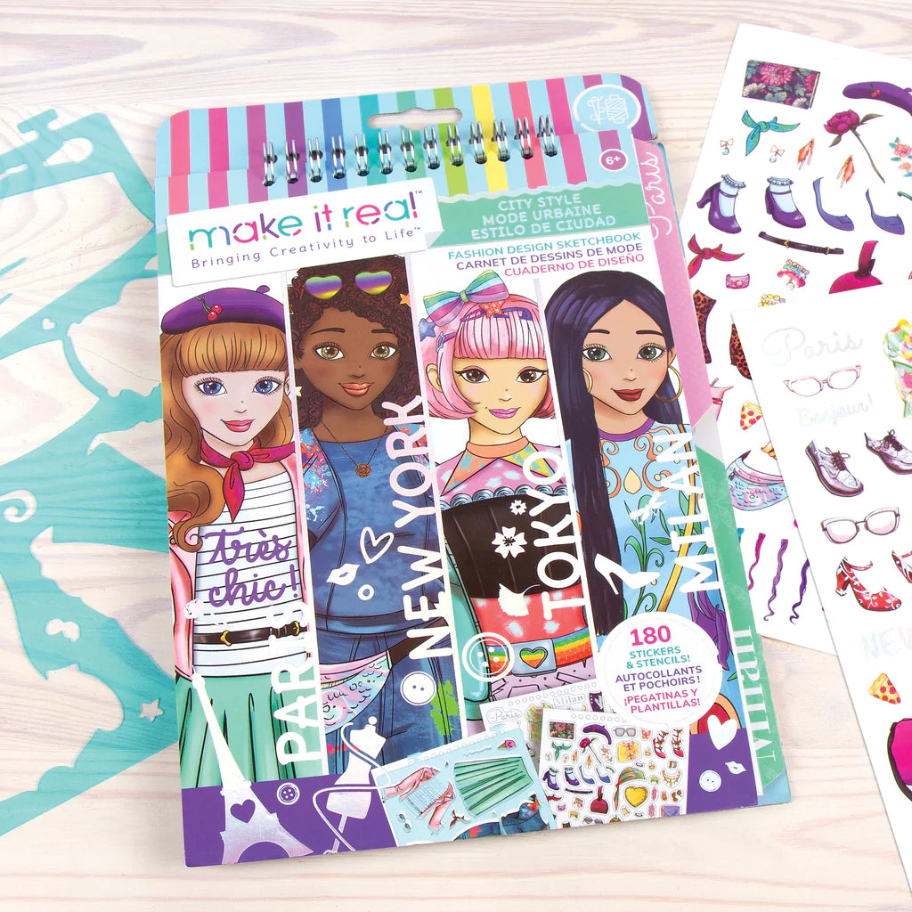 Make It Real - FASHION DESIGN SKETCHBOOK: CITY STYLE