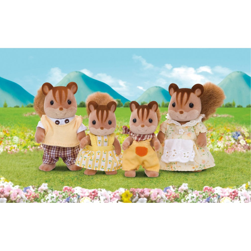 Sylvanian Families Walnut Squirrel Family