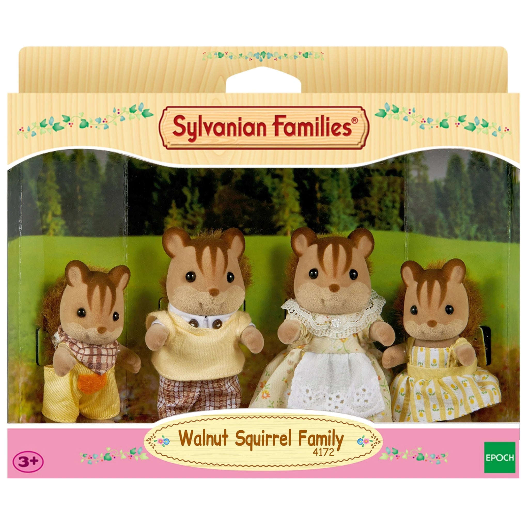 Sylvanian Families Walnut Squirrel Family