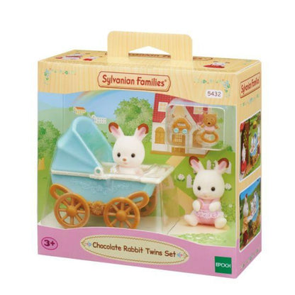 Sylvanian Families Chocolate Rabbit Twins Set