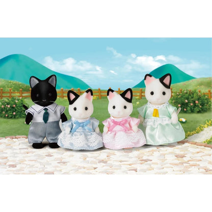 Sylvanian Families - Tuxedo Cat Family