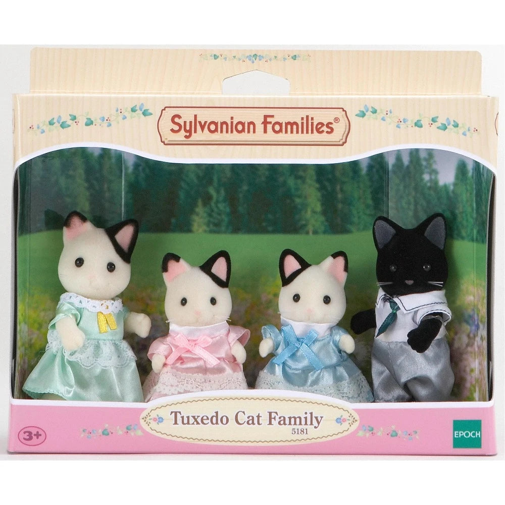 Sylvanian Families - Tuxedo Cat Family