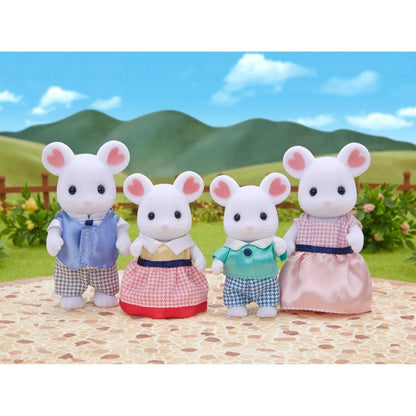 Sylvanian Families Marshmallow Mouse Family