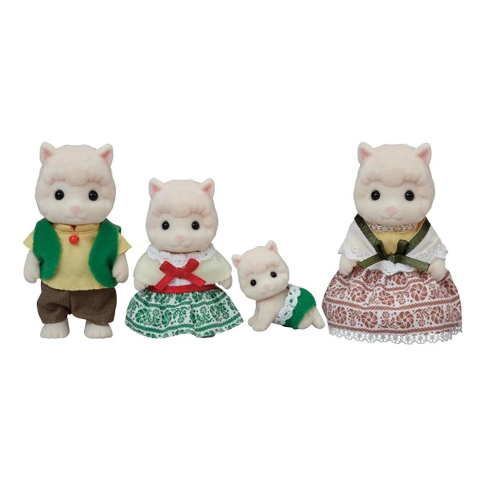 Sylvanian Families Woolly Alpaca Family