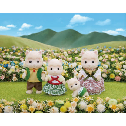 Sylvanian Families Woolly Alpaca Family