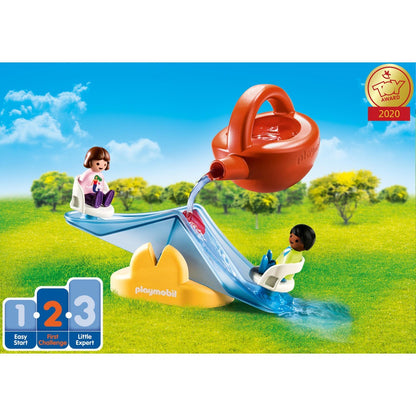 Playmobil 1.2.3. Water Seesaw with Watering Can