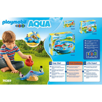 Playmobil 1.2.3. Water Seesaw with Watering Can