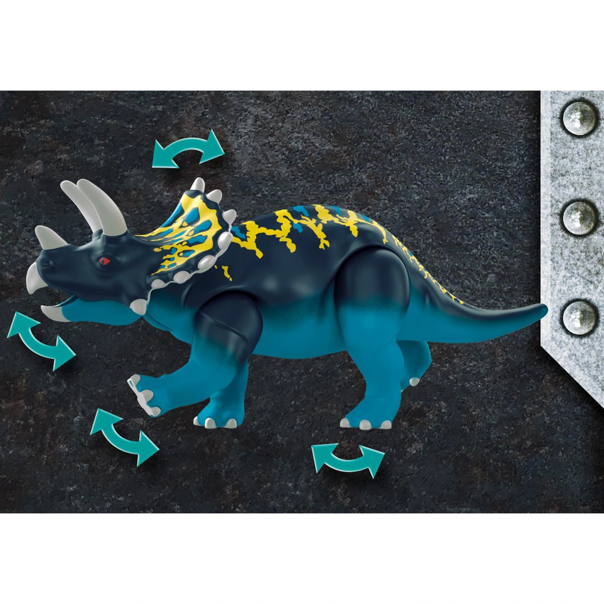 Playmobil Dino Rise Triceratops: Battle of the Legendary Stones