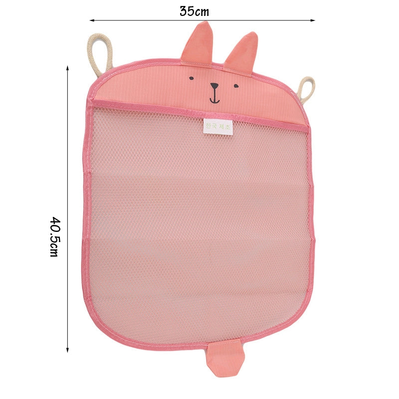 Cartoon Animal Shapes Baby Bathroom Mesh Bag For Bath Toys