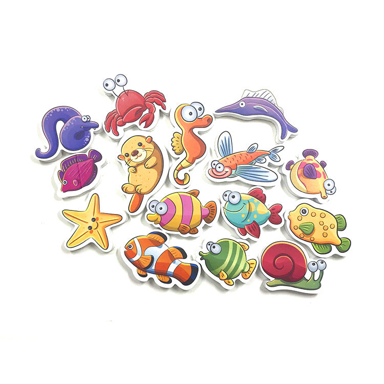 Bathtub Sticker Bath Toy – 30 Pieces Sea Animals