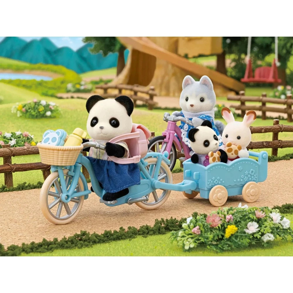 Sylvanian Families Cycle & Skate Set - Panda Girl