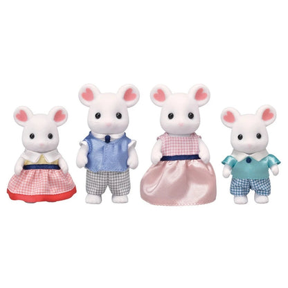 Sylvanian Families Marshmallow Mouse Family