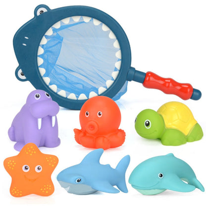 Fishing Floating Animals Squirts Bath Toys Games Playing Set