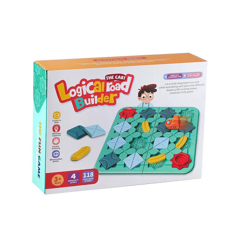 Logical Road Builder Car Games and STEAM toys