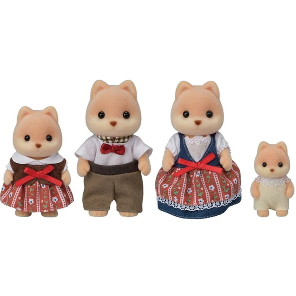 Sylvanian Families Caramel Dog Family