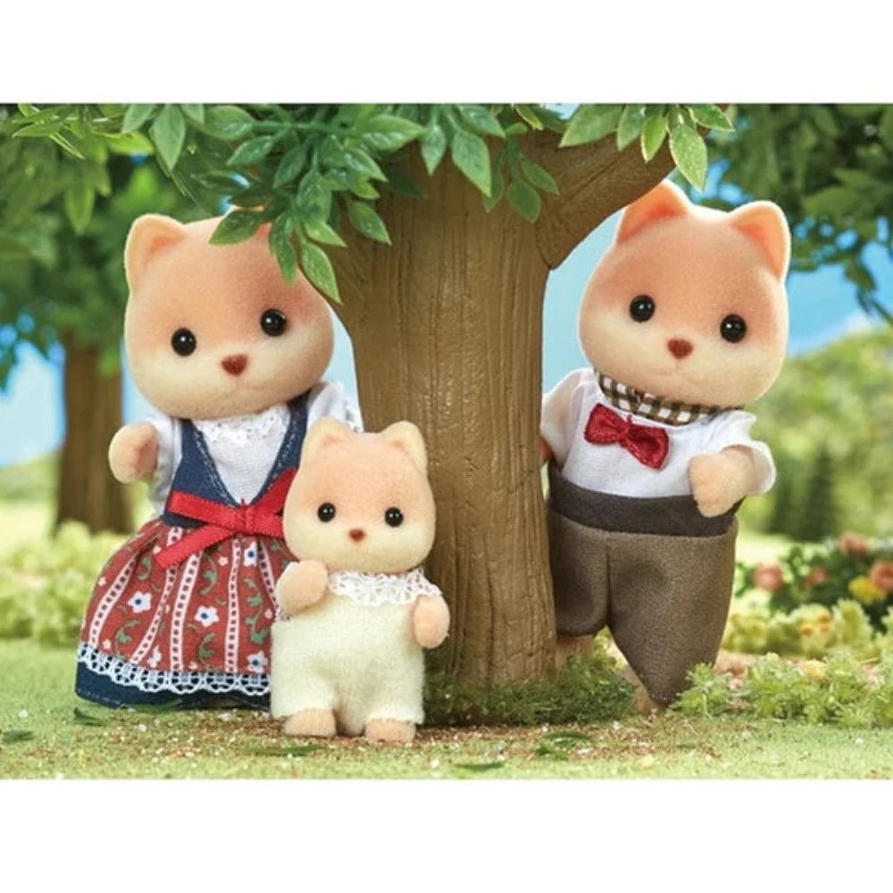 Sylvanian Families Caramel Dog Family