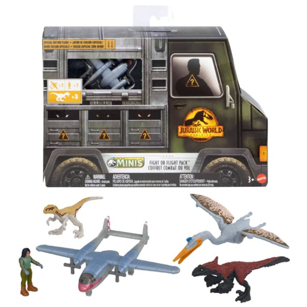 Jurassic World Minis Mutilpack - Fight or Flight Pack