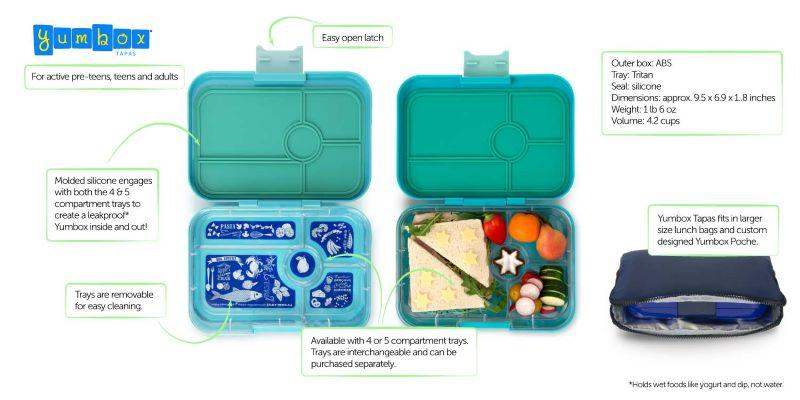 Yumbox Tapas Leakproof Large Bento Lunch Box